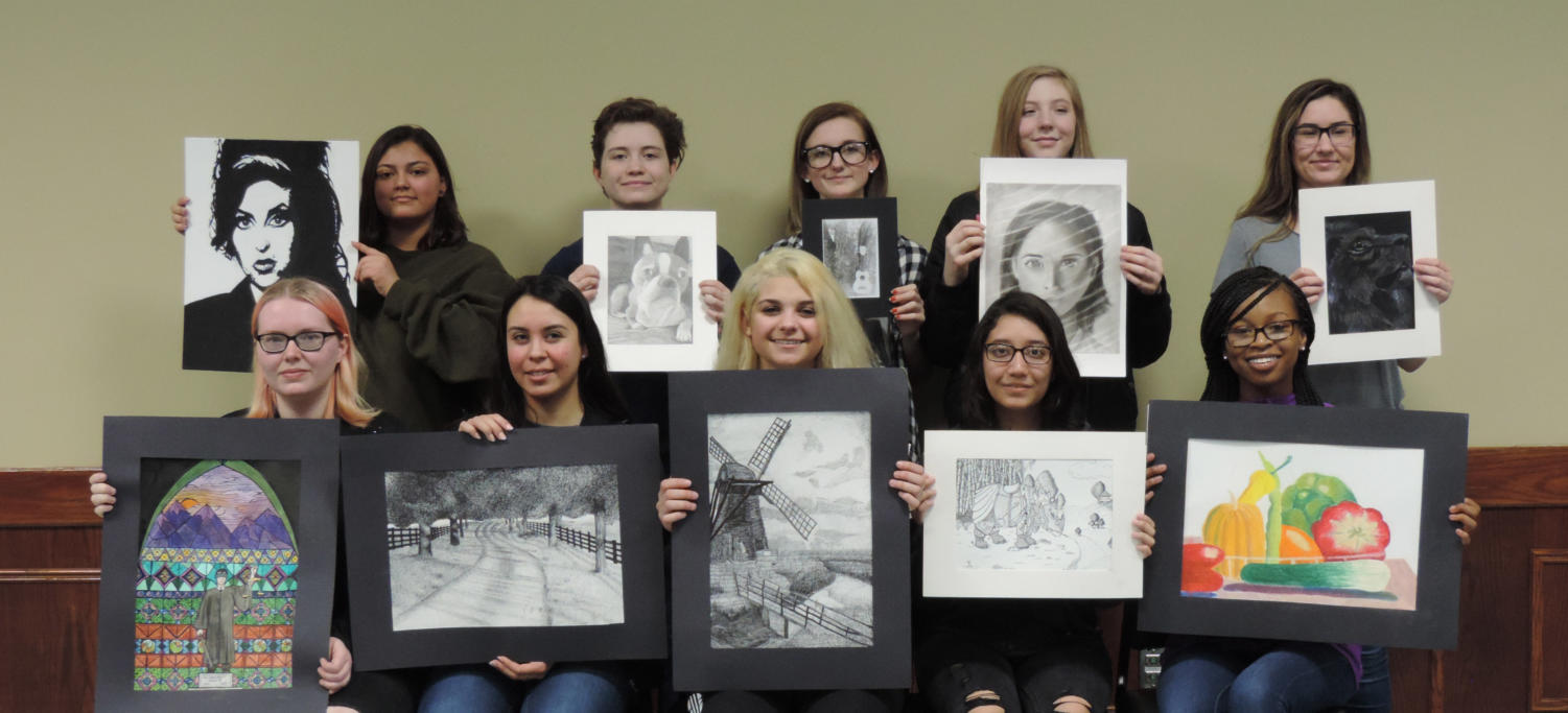(Back row, left to right): Alexis Chavez, Ryleigh Kleeb, Hannah Asbeck, Christy Weber, Sydney Pettit
(Front row, left to right): Rachel Harrison, Rocio Romo, Reyna Skeel, Jackelin Lopez, Aaliyah Bell
Absent from photo: Islemy Leyva, Amanda Gomez