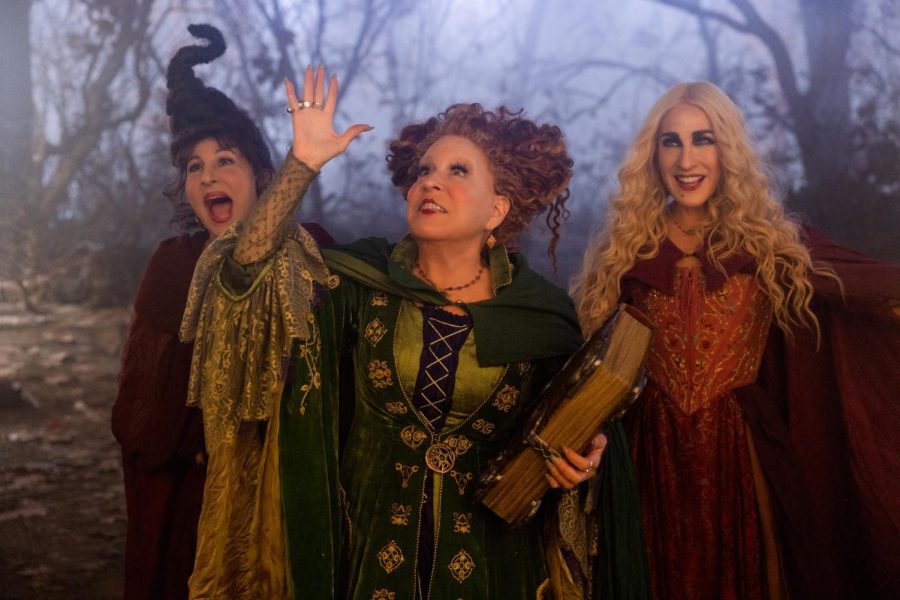 Kathy+Najimy+as+Mary+Sanderson%2C+Bette+Midler+as+Winifred+Sanderson%2C+and+Sarah+Jessica+Parker+as+Sarah+Sanderson+in+Disneys+live-action+HOCUS+POCUS+2%2C+exclusively+on+Disney%2B.+Photo+by+Matt+Kennedy.+%C2%A9+2022+Disney+Enterprises%2C+Inc.+All+Rights+Reserved.