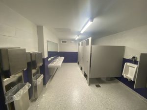 Bathroom renovations in progress