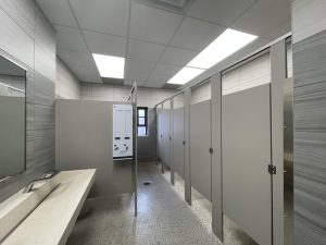 New second floor restroom